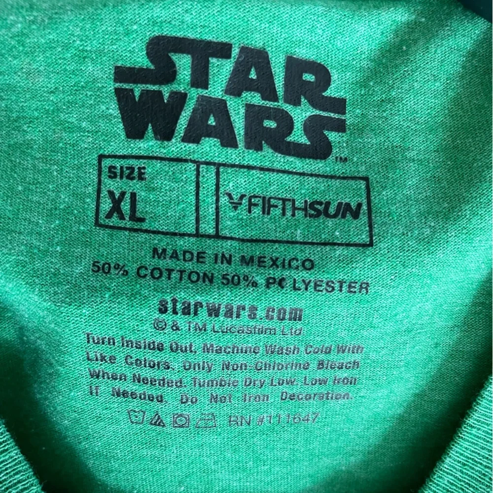 Star Wars I’m All Ears. Tod’s Green Tee Shirt XL - Picture 4 of 4